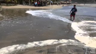 Big waves in Puerto Escondido,La Punta May 2015