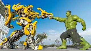 Hulk vs Bumblebee Final Fight (New Movie 2024) - Transformers One x Avengers [HD]