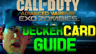 Exo Zombies Outbreak Easter Egg Tutorial | Decker Key Card Location and Tutorial