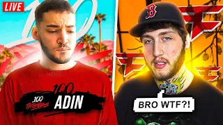 Adin Ross Joined 100 THIEVES! (Banks Reaction)