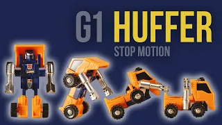 G1 HUFFER  Transformers stop motion review