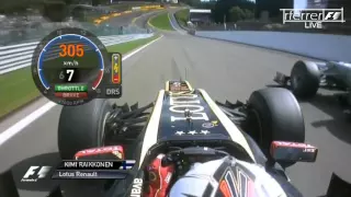 F1 2012 - R12 - Eau Rouge Onboard mix