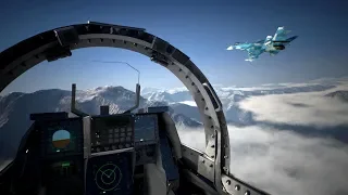 Most Beautiful Air Combat on Jet Fighters in Awesome Game Ace Combat 7 Skies Unknown