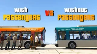GTA V Do passengers make a difference | Full vs Empty Bus