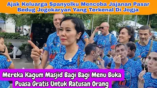 Sebelum Idul Fitri, Bule Bule Terpesona Dengan Suasana Buka Puasa Di Pasar Bedug Jogokaryan Yogya