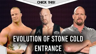 WWF / E - Evolution of Stone Cold Steve Austin Entrance! 1996 to 2020 - (Entrance Evolutions)