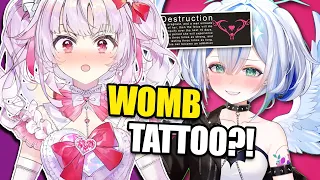 Serafi and Amoria reveal their tattoos