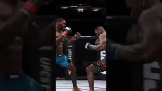 Francis ngannou vs anthony Johnson double ko😭😭😭 #funny #gaming #ufc #subscribe