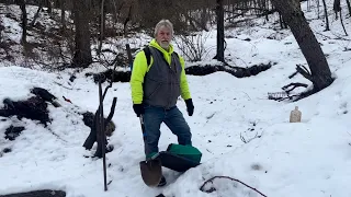 What Lies Beneath: Digging for buried treasure in the snow.