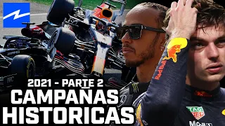 CAMPAÑAS HISTORICAS DE F1 | TEMPORADA 2021 (PARTE 2)