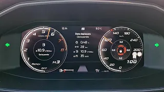 Cupra Formentor 1.5 TSI DSG Acceleration 0-180km/h (150hp, 250nm, 8.9s)