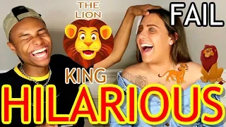 Using Lion King Makeup On Nicole (FAIL) (Hilarious)
