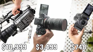 Sony Camera Showdown | A7s III vs FX9 vs ZV-1