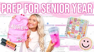 Prep With Me For Senior Year! | Planning, Organizing, What's In My Backpack & More | Lauren Norris