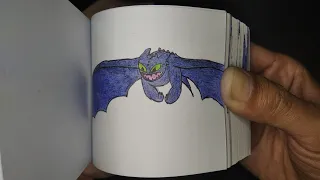 Toothless Flying Flipbook | How to Train Your Dragon | FLIPAPER