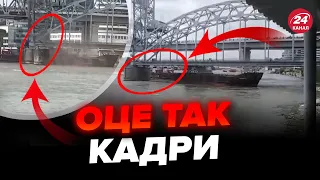 🤯МІНУС СУДНО у Ростові! Суховантаж ВРІЗАВСЯ у міст. У Петербурзі теплохід наробив ЛИХА