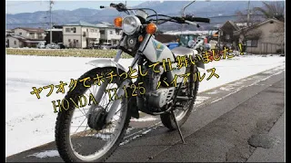 ヤフオクで手に入れたHONDA TL125 バイアルス