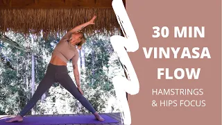 30 MINUTE VINYASA FLOW | Yoga to open hips and hamstrings.. Ashley Freeman