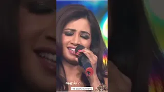 Chupke se lag ja gale raat ki chadar tale Shreya Ghoshal  live Performance❤️🥵👈 #Indian #Idol #shorts