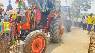 4.5 Ton 🔥 Same Weight Competition 🔥 Mahindra 555 🆚 Kubota 5501 🔥 tractor tochen competition 🔥