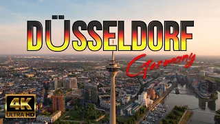 Düsseldorf [4K UHD 60FPS] || DJI Drone flying over Düsseldorf, Germany