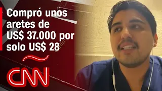 Compró unos aretes de US$ 37.000 por solo US$ 28 y logró que se los entregaran