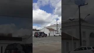 Helicóptero do CTA fazendo operação em Codó