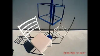 como fazer gabarito de cadeiras - how to make chairs