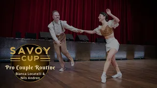 Savoy Cup 2022 - Pro Couple Routine - Bianca Locatelli & Nils Andren