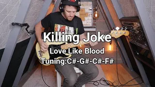 Killing Joke - Love Like Blood bass cover (with tab)