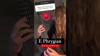 E Phrygian Mode SHRED