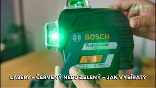 Jak vybírat stavební laser? Zelený nebo červený laser - rozdíly a jak vybírat.