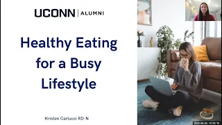 Eating for a Busy Lifestyle with Kristen Carlucci '11 (CAHNR)