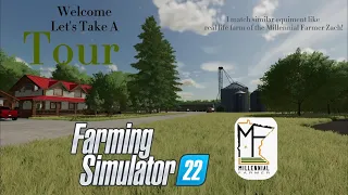 MN Millennial Farmer!? | Farming Simulator 22 | Tour with Me