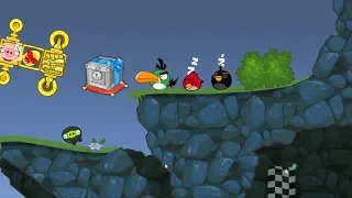 Bad Piggies - NINJA STEAL SILVER CRATE WHILE ANGRY BIRDS SLEEPING!