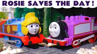 Rosie Saves The Day Toy Train Story with Thomas