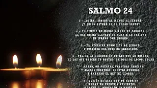 SALMO 24 - El Rey de Gloria 📖Salmo Recitado LETRA Y VOZ 📖