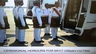 Malaysia - Ceremonial Honour For MH17 Crash Victims - (English Audio)