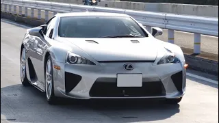 【辰巳PA】スーパーカー加速サウンド／Supercars sound in Tatsumi. LFA, Aventador, GT2RS, F12, and more‼️