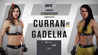 EA Sports UFC 3 Claudia Gadelha Vs. Kailin Curran