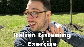 Italian Listening & Comprehension Exercise