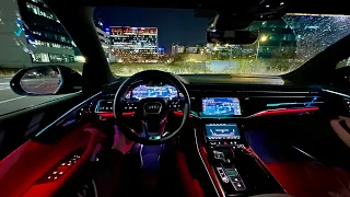 2024 Audi Q8 Night Test Drive POV