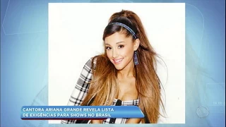 Hora da Venenosa: veja a lista de exigências de Ariana Grande para os shows no Brasil