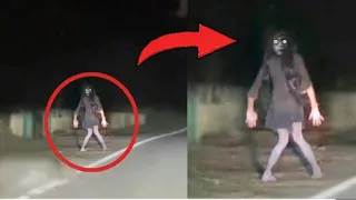 SOSOK MENGERIKAN DIJALAN! 5 Video Seram Yg Berhasil Merekam Kejadian Mengejutkan & Penampakan Hantu