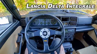 1994 Lancia Delta Integrale Evo II - Driving the ULTIMATE Hot Hatch (POV Binaural Audio)