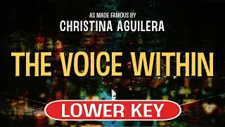 The Voice Within (Karaoke Lower Key) - Christina Aguilera