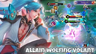 Allain New Skin "Wolfing Volant" Slayer Lane Pro Gameplay | Arena of Valor Liên Quân mobile CoT