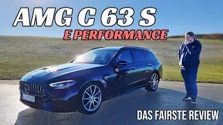 Mercedes-AMG C63s E Performance: V8 raus F1 Technik rein - Review, Fahrbericht, Test