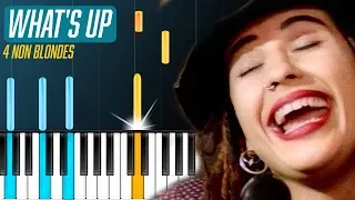 4 Non Blondes - "What's Up" Piano Tutorial - Chords - How To Play - Cover