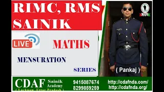 Live classes for maths (area and perimeter) for sainik school ,RIMC, RMS in lucknow